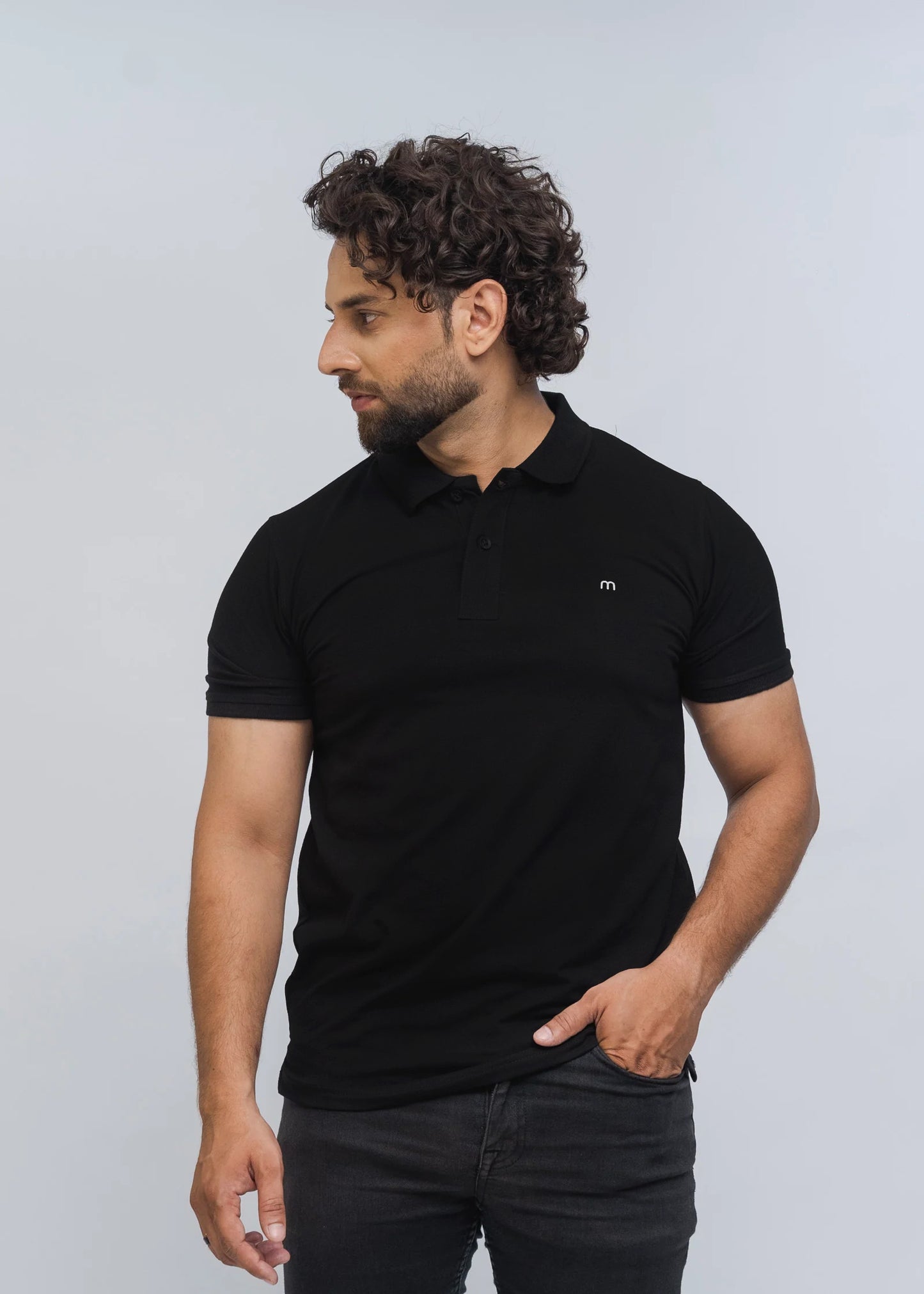 Marcar LuxeStretch Polo (Black)