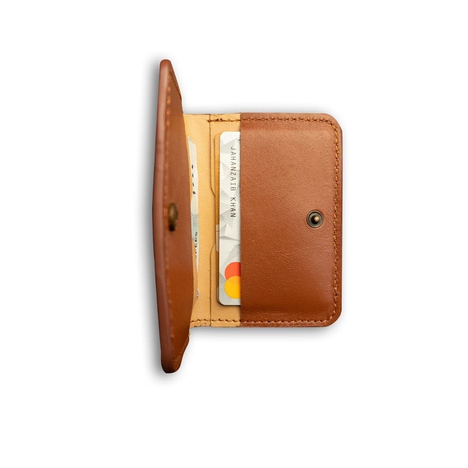 Camel Core Button Wallet