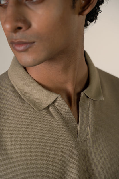 The Artisan V-Knit | Sandstone