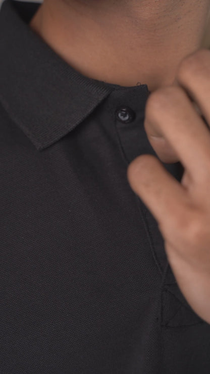 Buttonaire Signature Stretch – Midnight Black