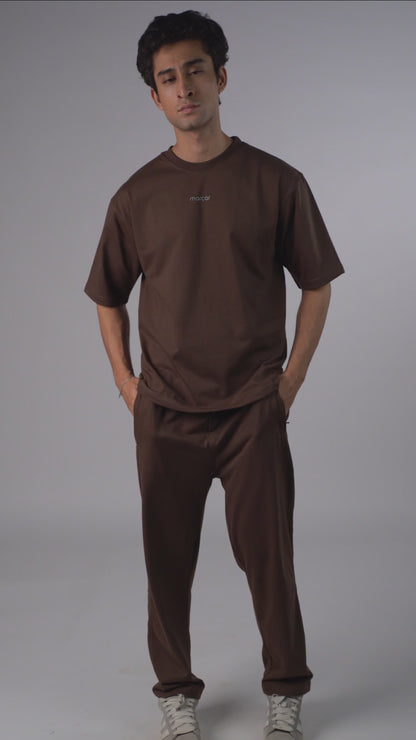 Marcar Core Oversize Co-ord Set – Mocha Brown