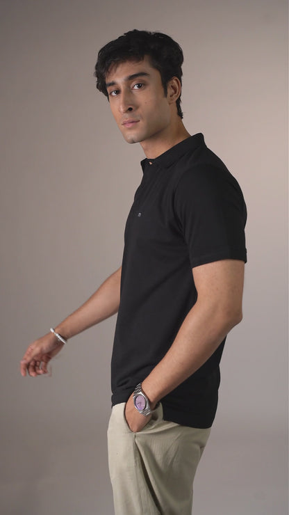Luxe Stretch Prism-M : Midnight Black